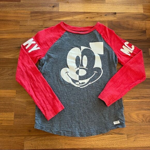 🍋 Gap Kids • Long Sleeve Mickey T-Shirt - Picture 1 of 3